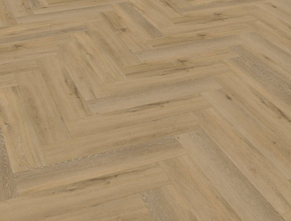 Belakos Attico 80 Visgraat Plak PVC Bruin - Belakos