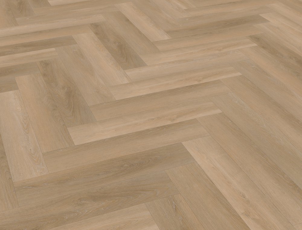 Belakos Attico 81 Visgraat Plak PVC Bruin - Belakos