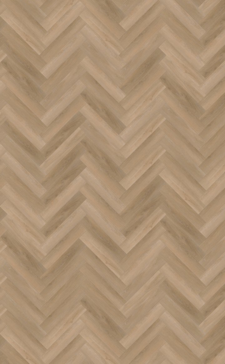 Belakos Attico 81 Visgraat Klik PVC Bruin