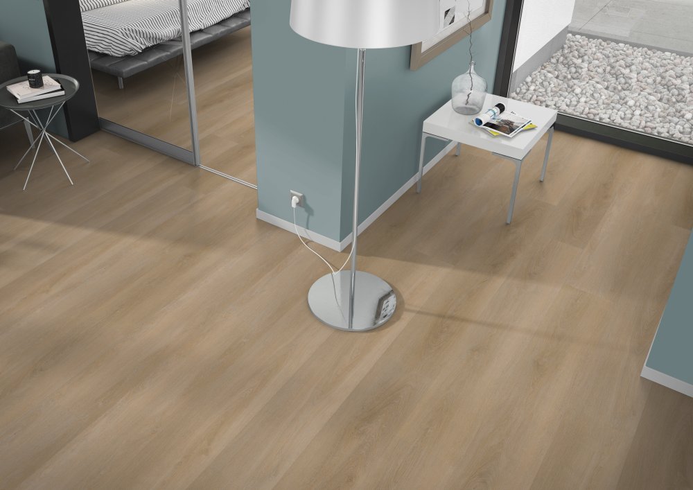 Belakos Attico 810 Rechte plank Plak PVC Bruin