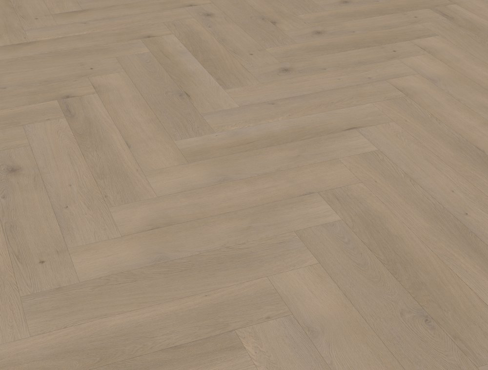 Belakos Attico 82 Visgraat Plak PVC Bruin - Belakos