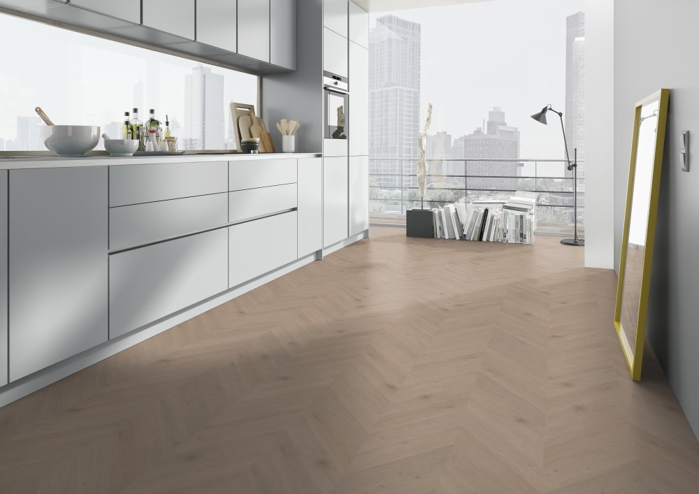 Belakos Attico 83 Hongaarse punt Plak PVC Bruin - Belakos