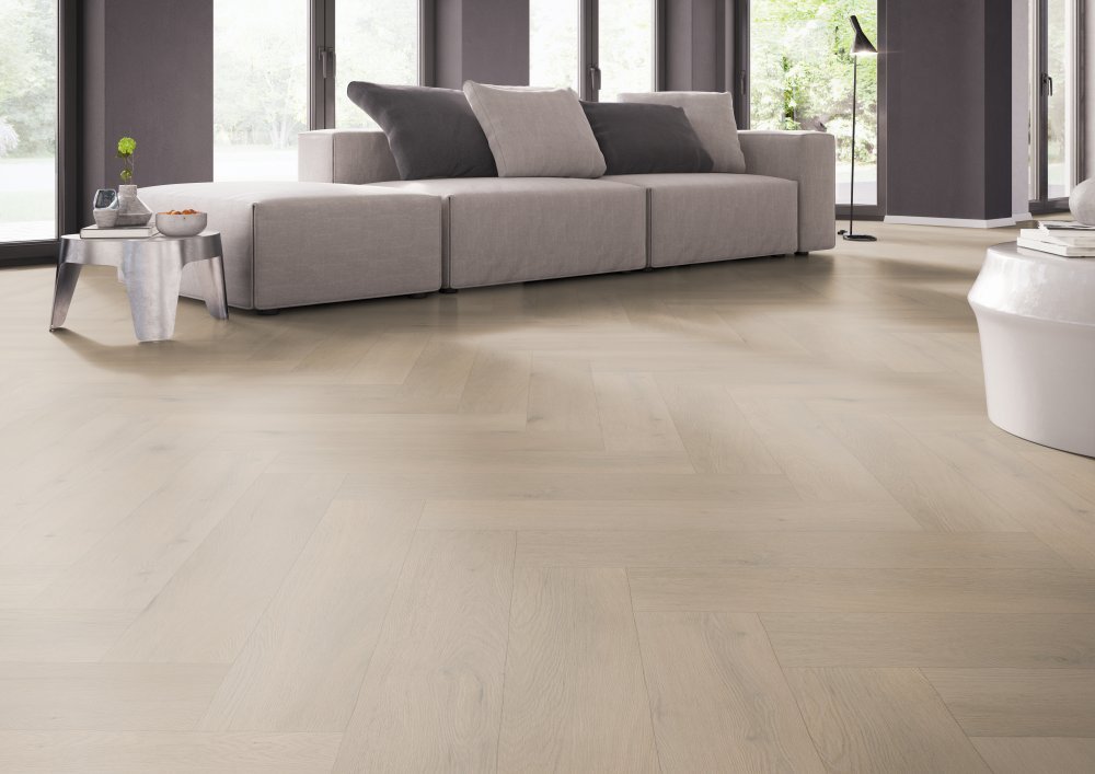 Belakos Attico 83 Visgraat Plak PVC Bruin - Belakos