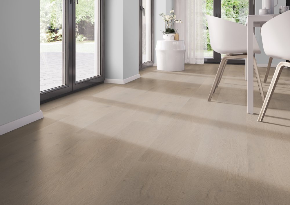 Belakos Attico 830 Rechte plank Klik PVC Bruin