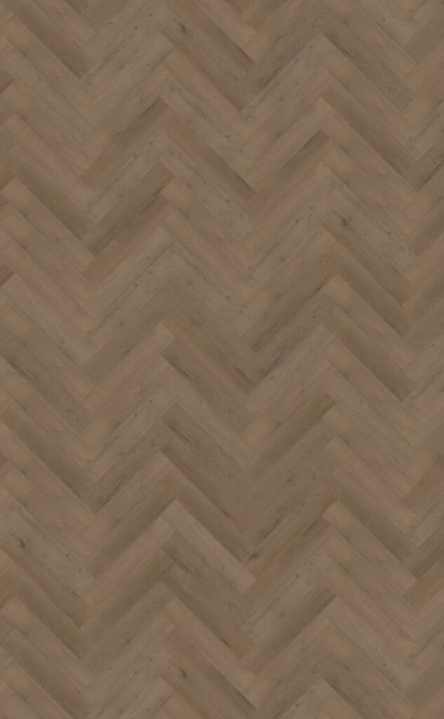 Belakos Attico 84 Visgraat Plak PVC Bruin - Belakos