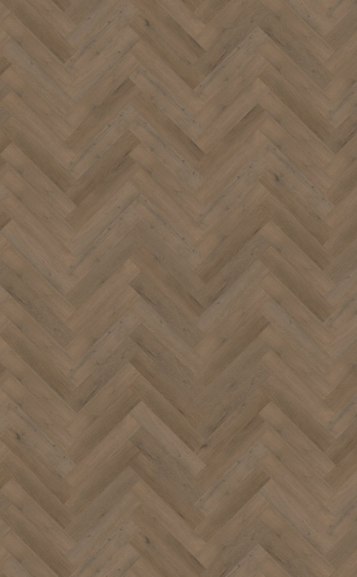 Belakos Attico 84 Visgraat Klik PVC Bruin