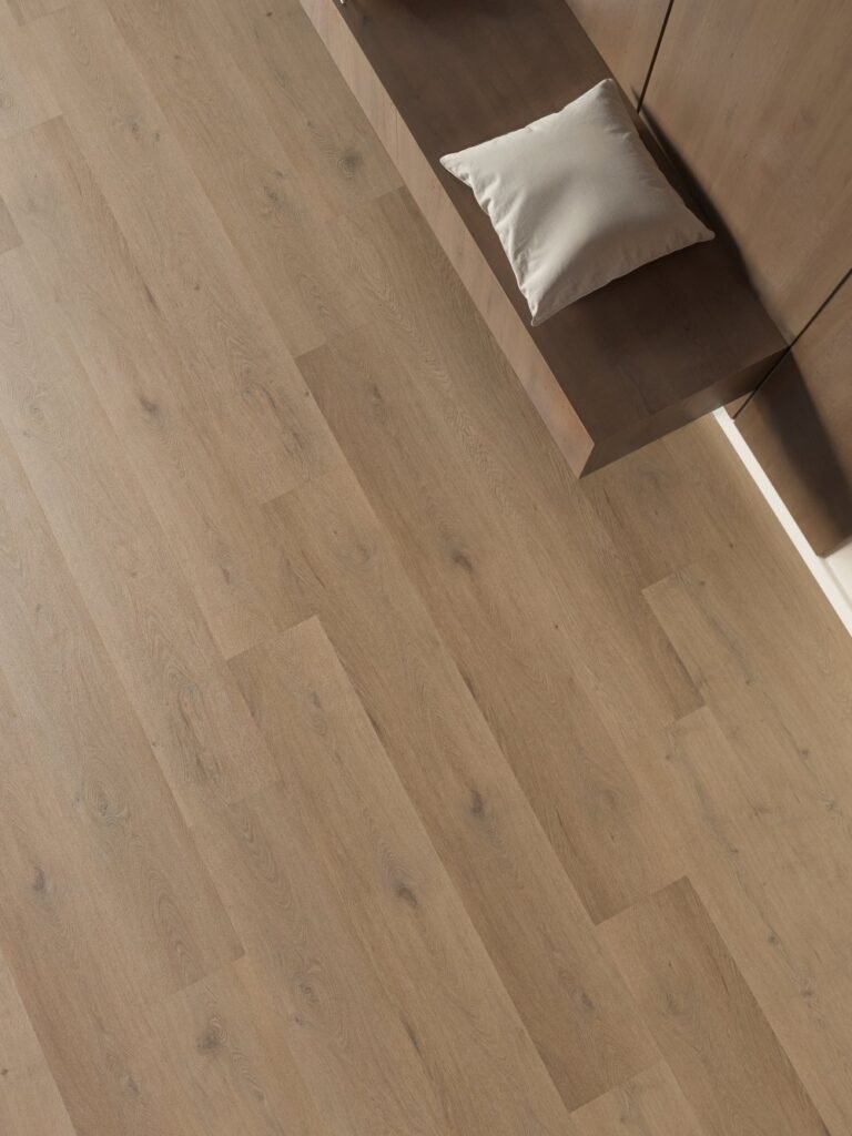 Belakos Attico 840 Rechte plank Klik PVC Bruin