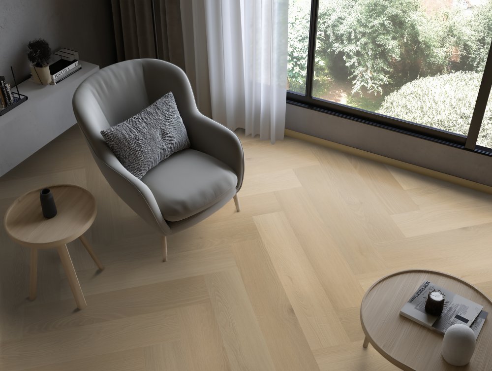 Belakos Borgo 31 Visgraat Plak PVC Bruin