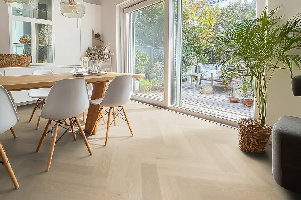 Belakos Borgo 33 Visgraat Plak PVC Bruin