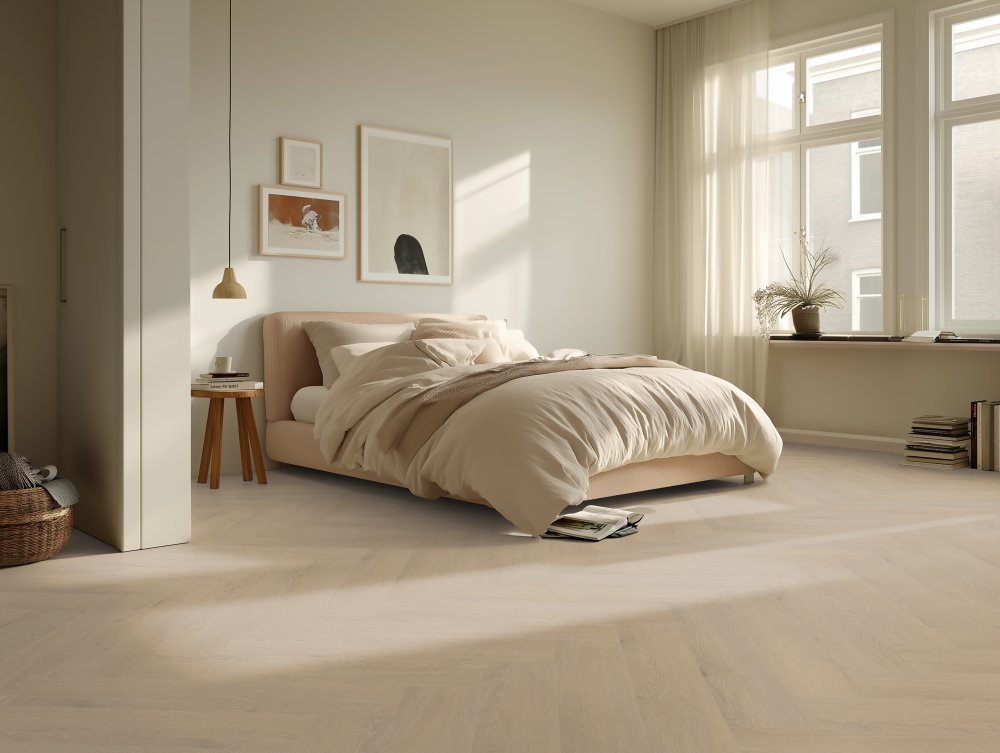 Belakos Cervo 20 Visgraat Plak PVC Bruin