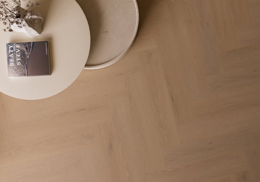 Belakos Cervo 20 Walvisgraat Plak PVC Bruin