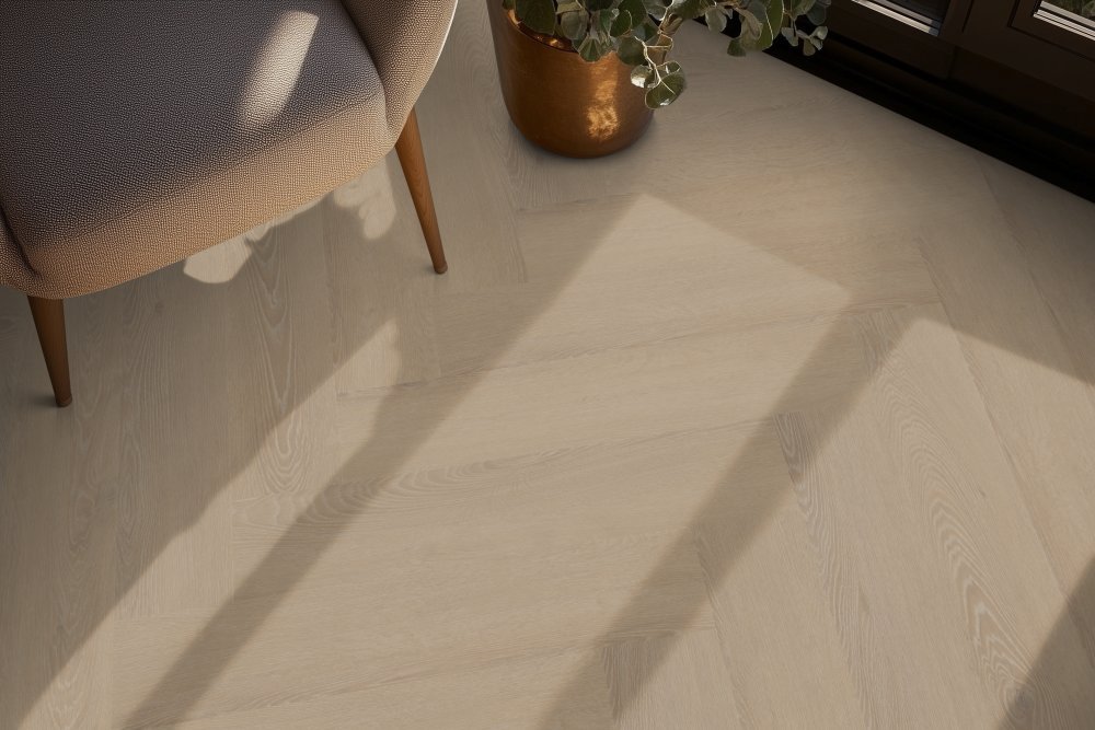 Belakos Cervo 21 Visgraat Plak PVC Bruin - Belakos