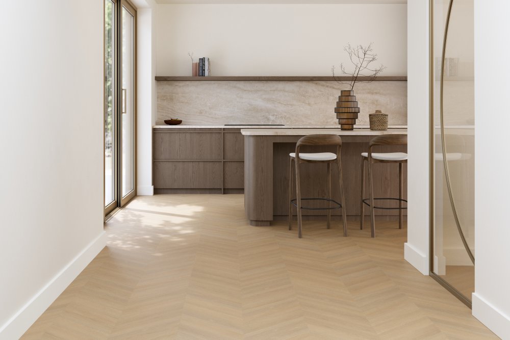 Belakos Futuro 50 Hongaarse punt Plak PVC Bruin - Belakos