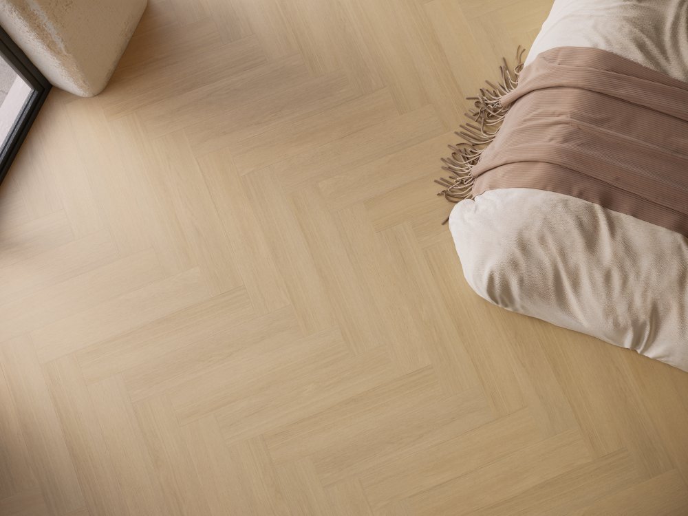 Belakos Futuro 51 Visgraat Plak PVC Bruin - Belakos