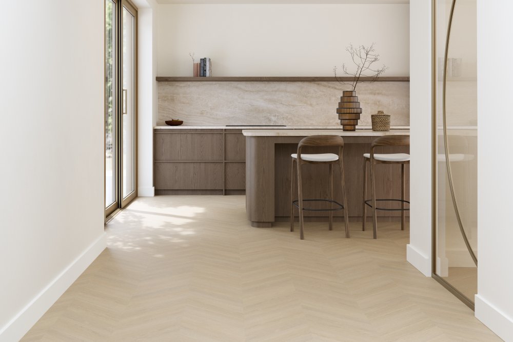 Belakos Futuro 52 Hongaarse punt Plak PVC Bruin - Belakos