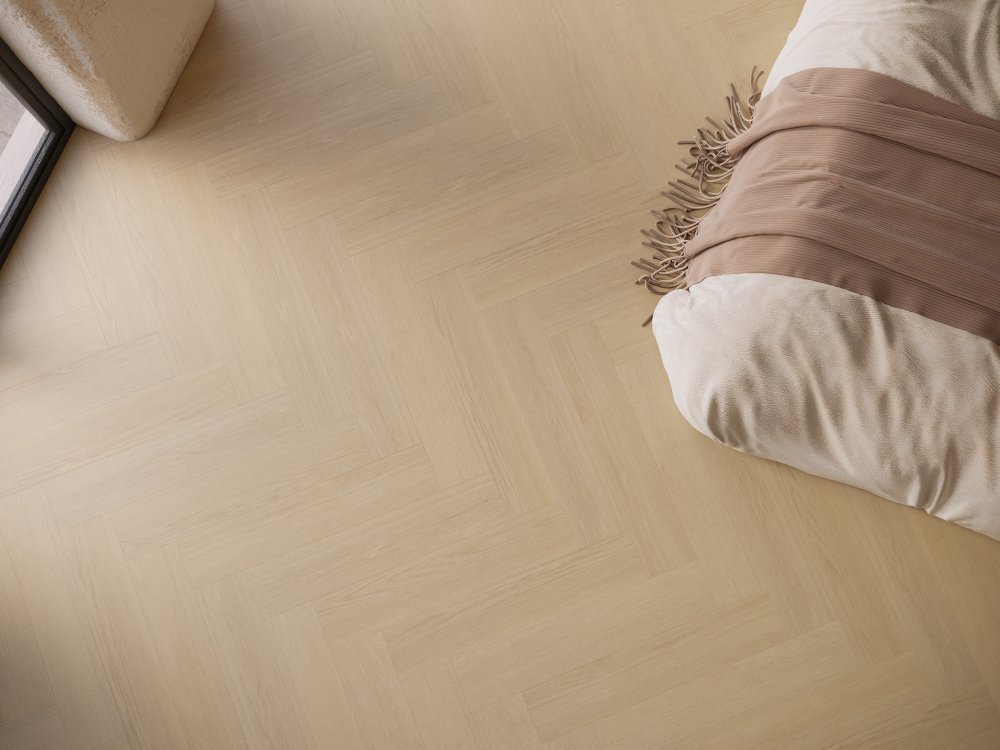 Belakos Futuro 52 Visgraat Plak PVC Bruin - Belakos