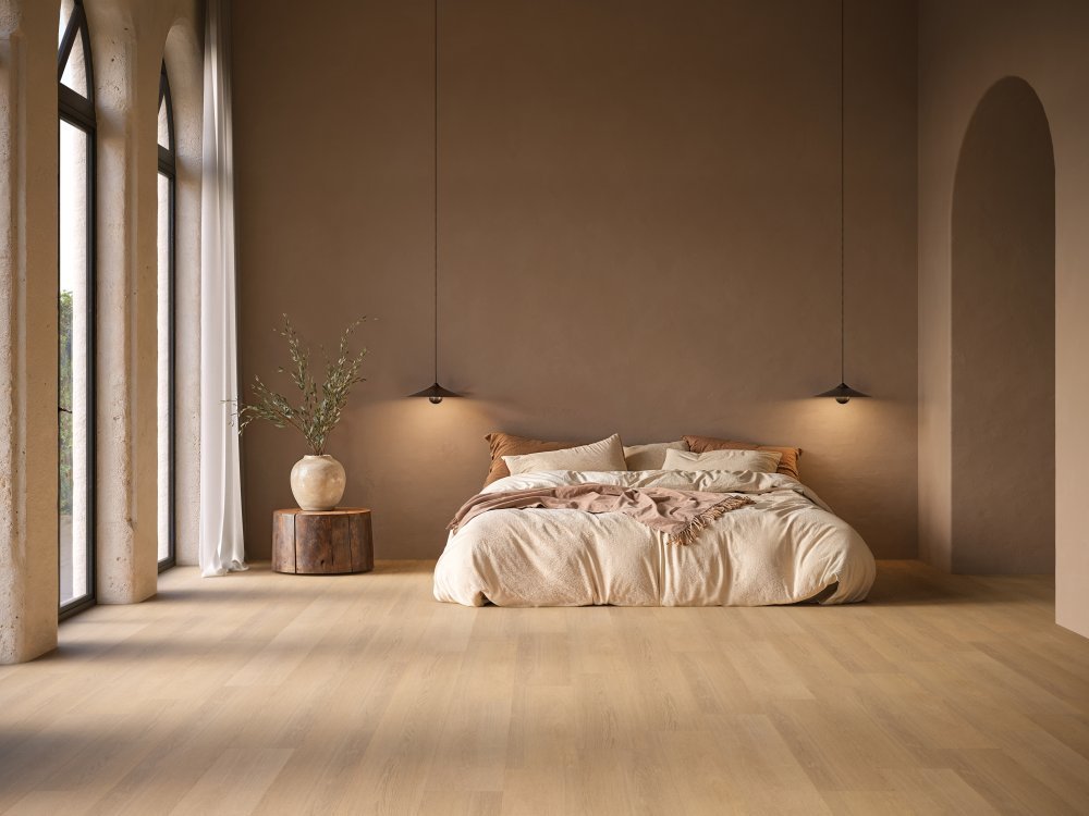 Belakos Futuro 530 Rechte plank Klik PVC Bruin