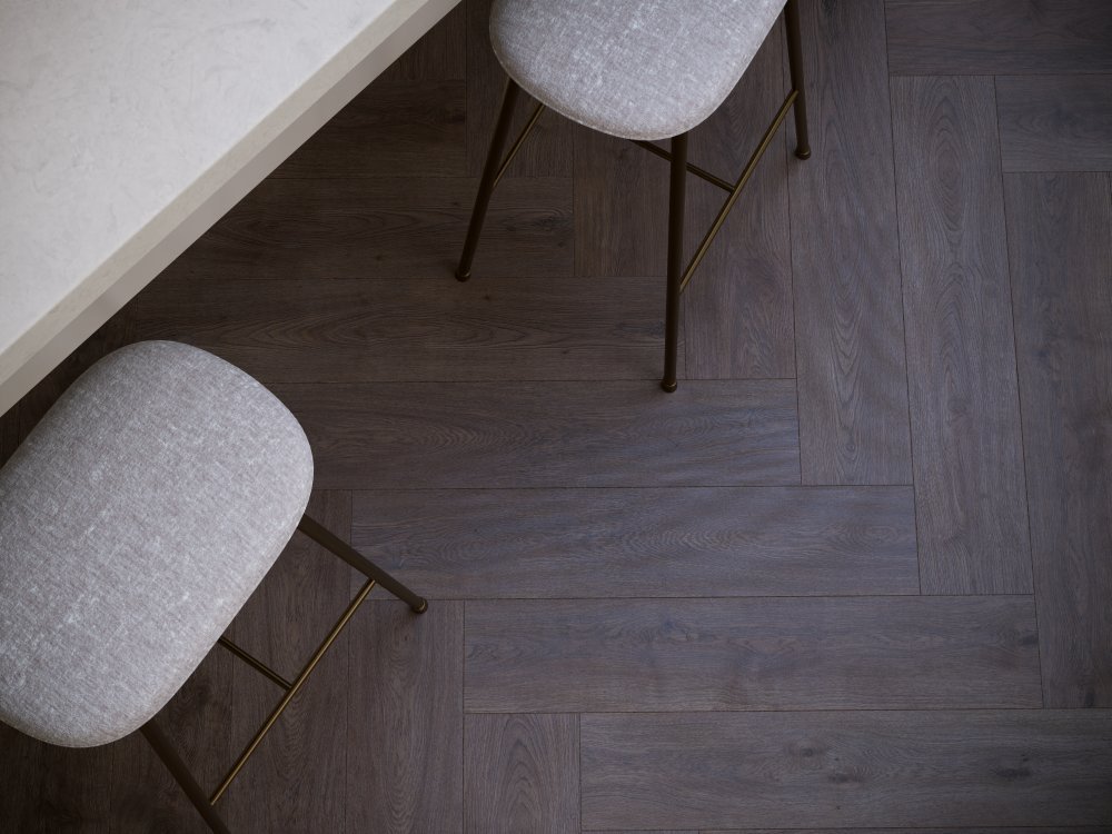 Belakos Monastro 90 Visgraat Plak PVC Bruin - Belakos