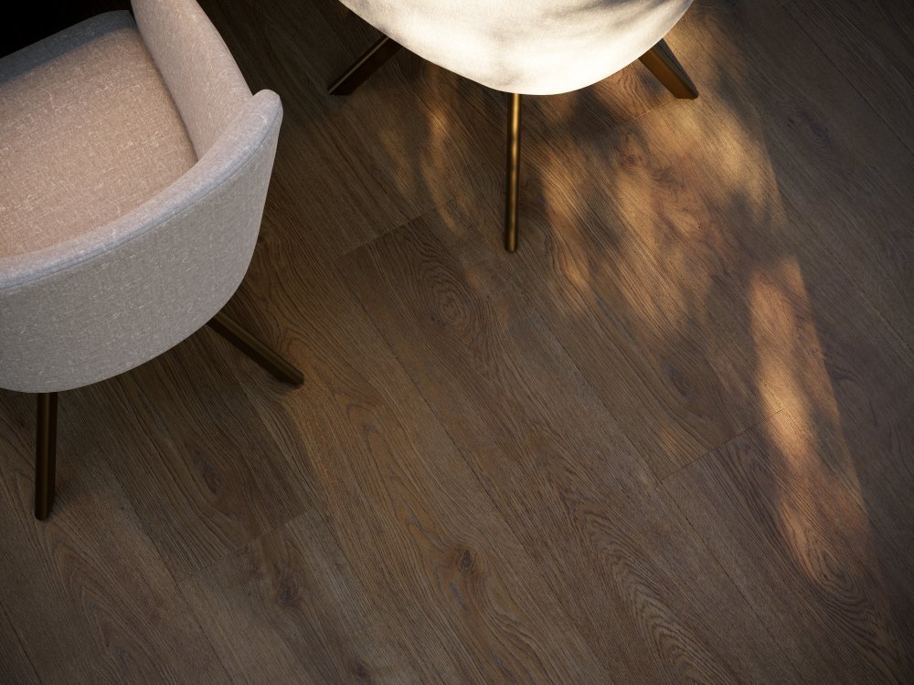 Belakos Monastro 910 Rechte plank Plak PVC Bruin - Belakos