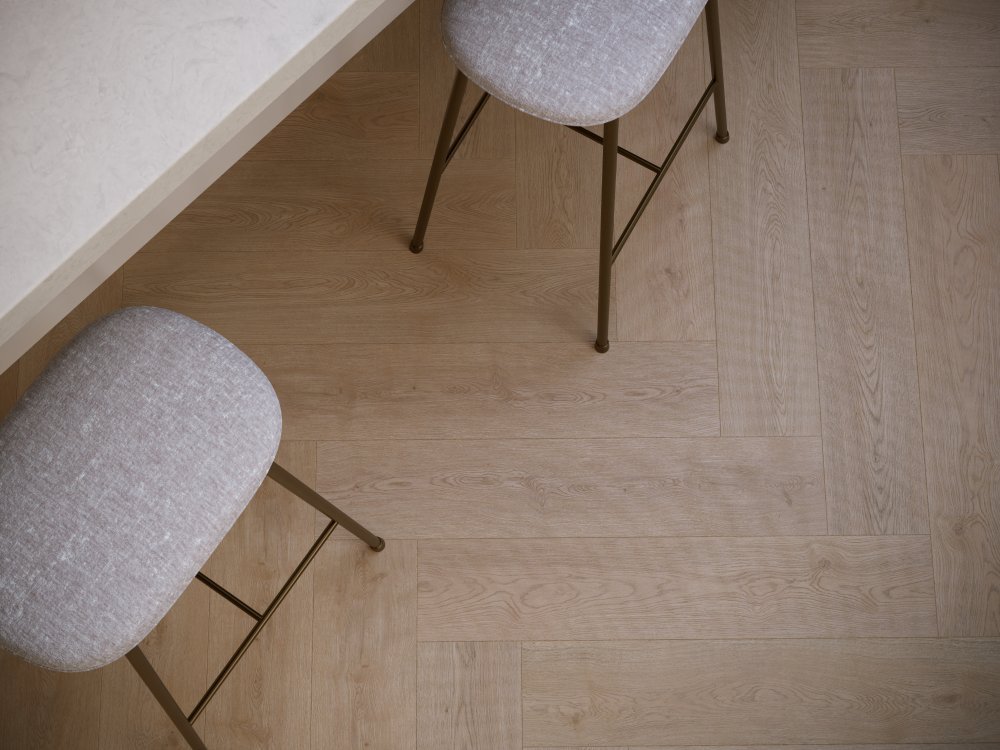 Belakos Monastro 93 Visgraat Klik PVC Bruin - Belakos