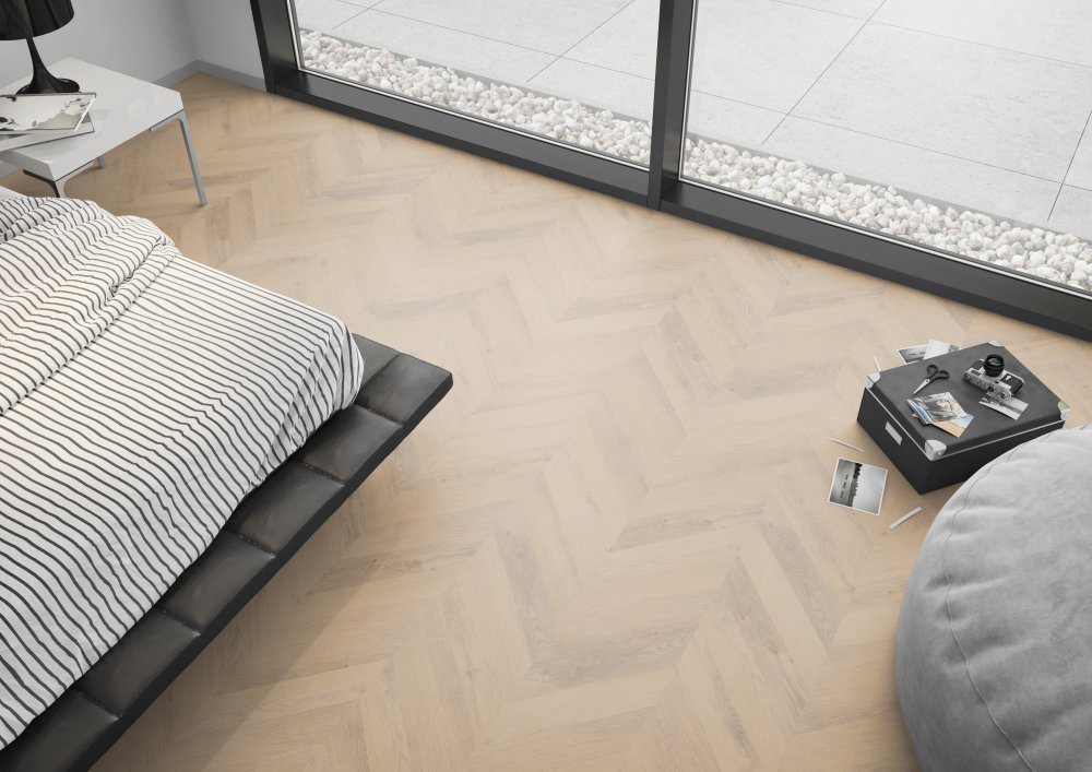 Belakos Palazzo 72 Hongaarse punt Plak PVC Bruin