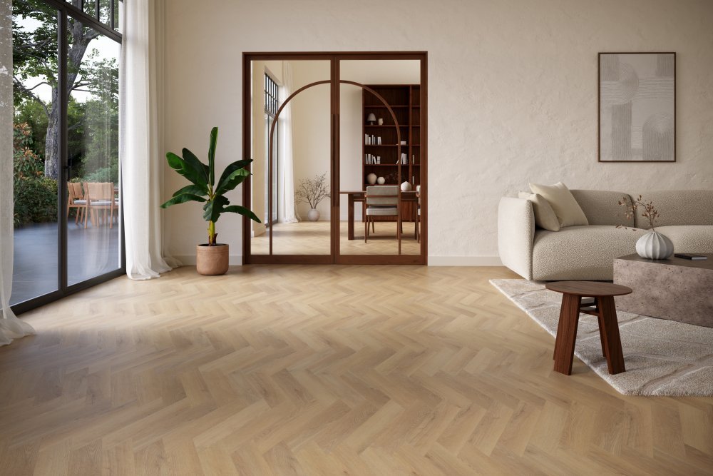 Belakos Palazzo 72 Hongaarse punt Plak PVC Bruin - Belakos