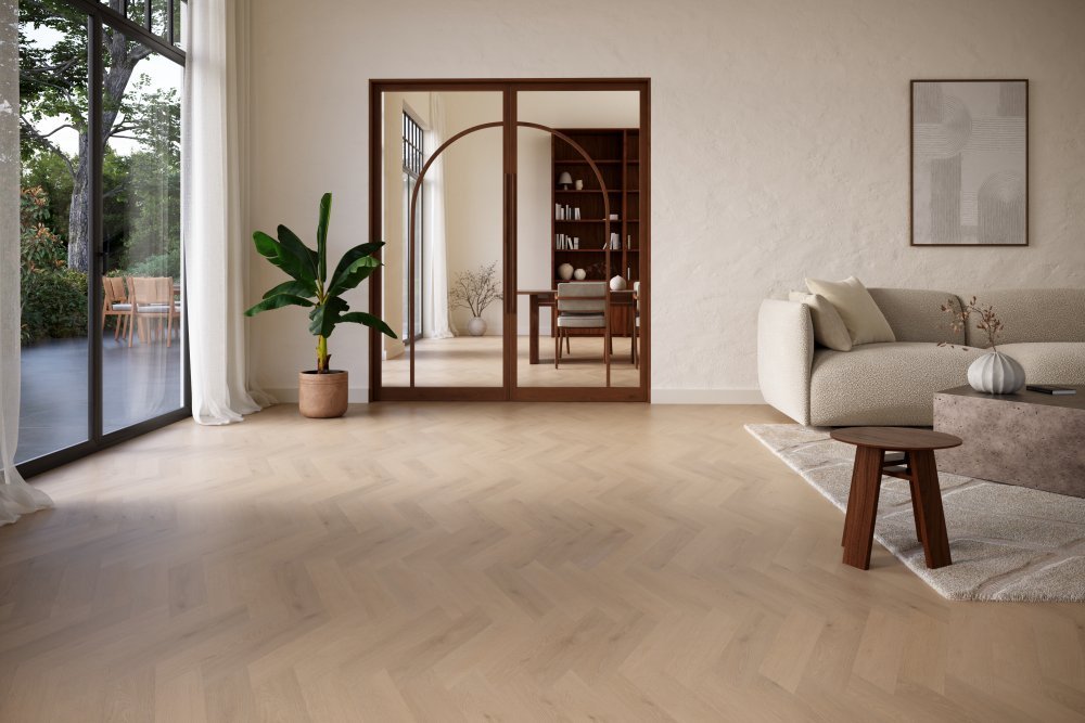 Belakos Palazzo 74 Hongaarse punt Plak PVC Bruin - Belakos