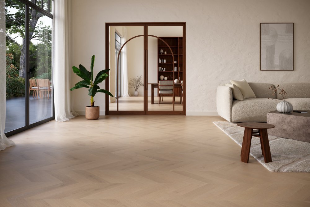 Belakos Palazzo 74 Hongaarse punt Plak PVC Bruin - Belakos