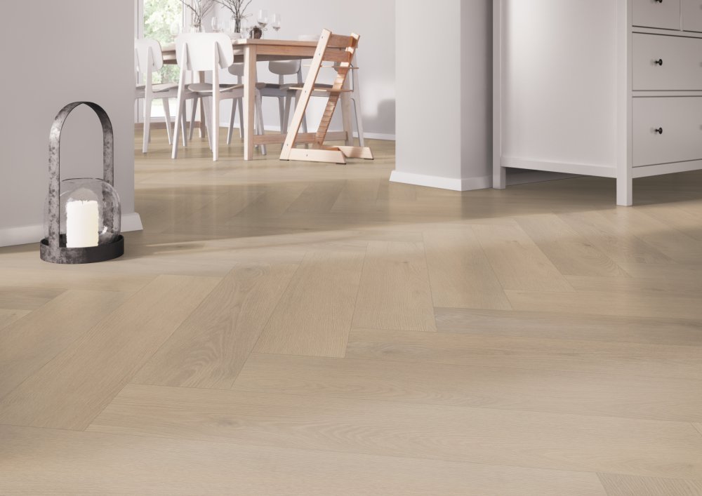 Belakos Palazzo 74 Visgraat Klik PVC Bruin