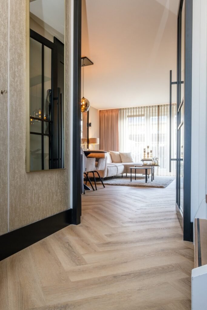 Belakos Palazzo 75 Visgraat Klik PVC Bruin - Belakos