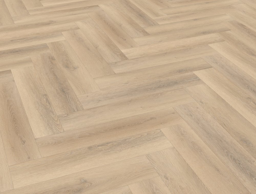 Belakos Palazzo 75 Visgraat Plak PVC Bruin - Belakos