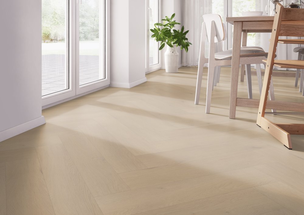 Belakos Palazzo 77 Visgraat Plak PVC Bruin