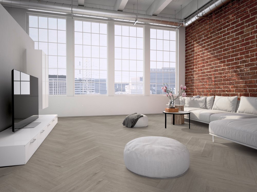 Belakos Rustico 10 Visgraat Plak PVC Bruin - Belakos