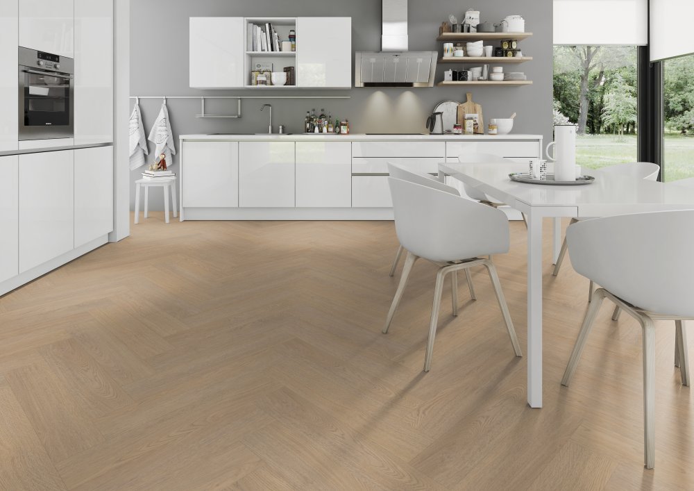 Belakos Terreno 61 Visgraat Klik PVC Bruin - Belakos