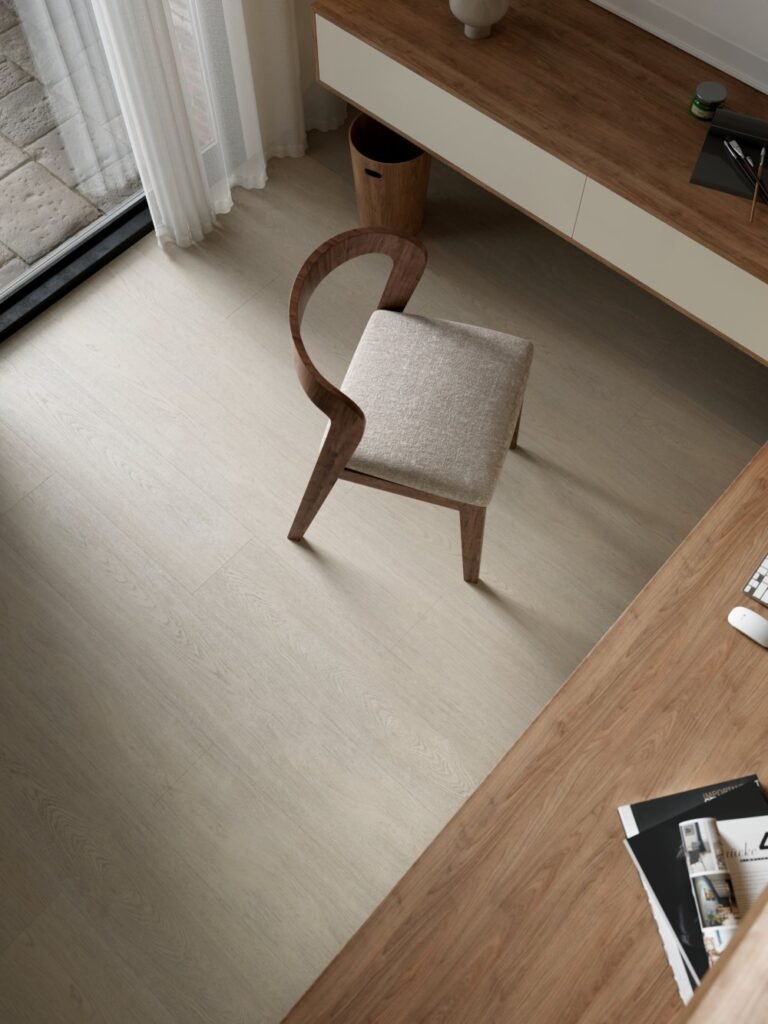 Belakos Terreno 620 Rechte plank Plak PVC Bruin