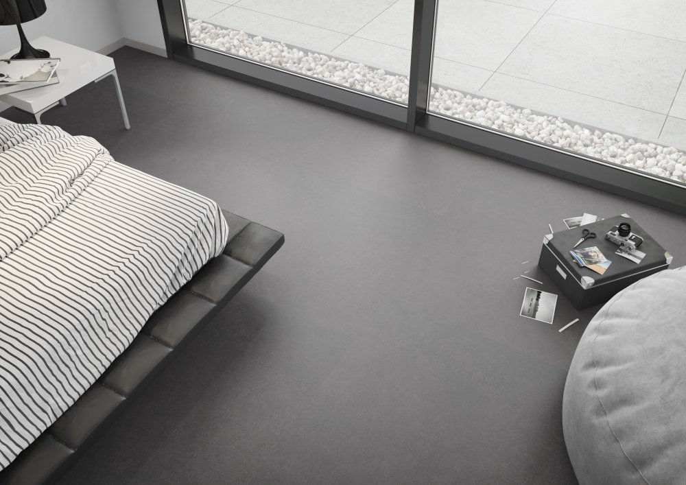 Belakos Touchstone 110 Betonlook Plak PVC Antraciet