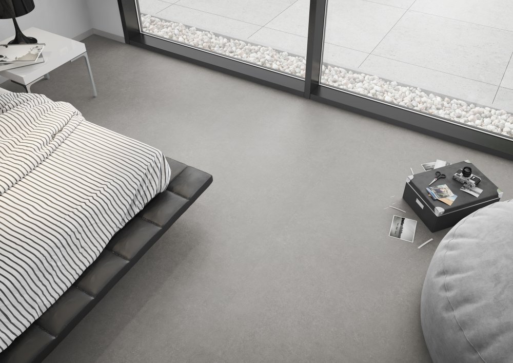 Belakos Touchstone 130 Betonlook Plak PVC Antraciet - Belakos