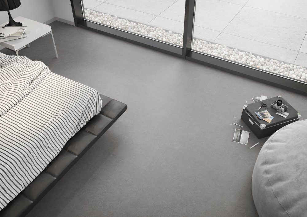 Belakos Touchstone 150 Betonlook Plak PVC Antraciet