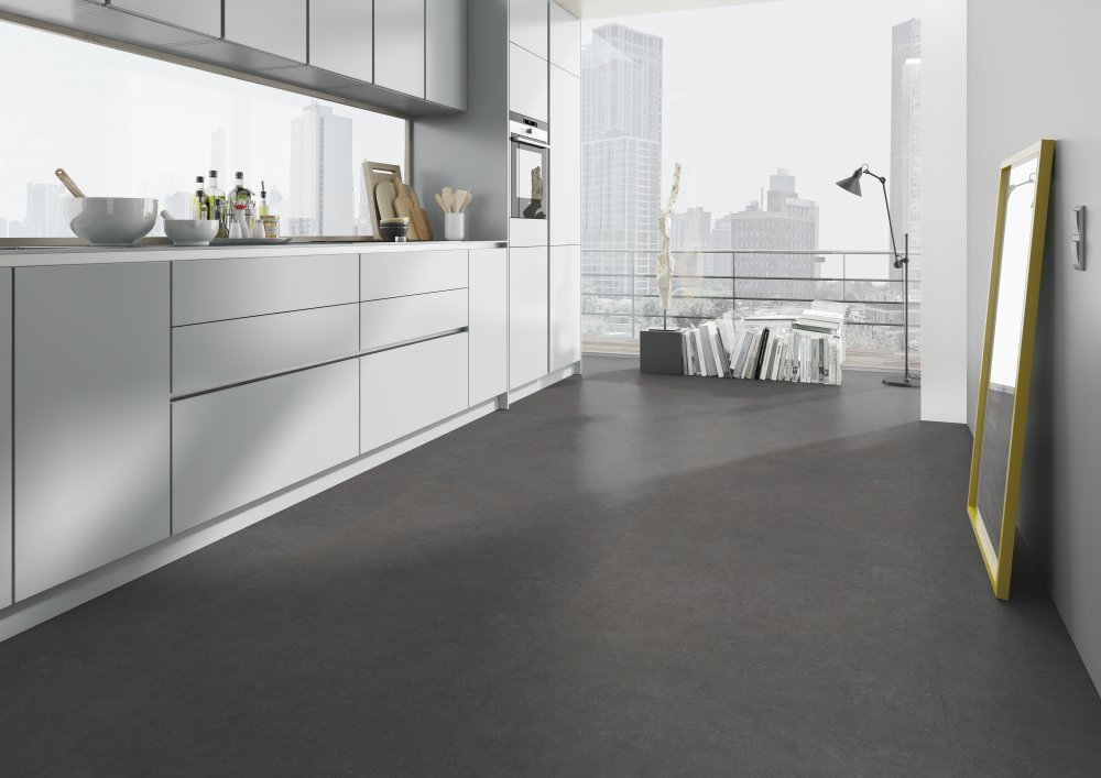 Belakos Touchstone 150 Betonlook Plak PVC Antraciet - Belakos