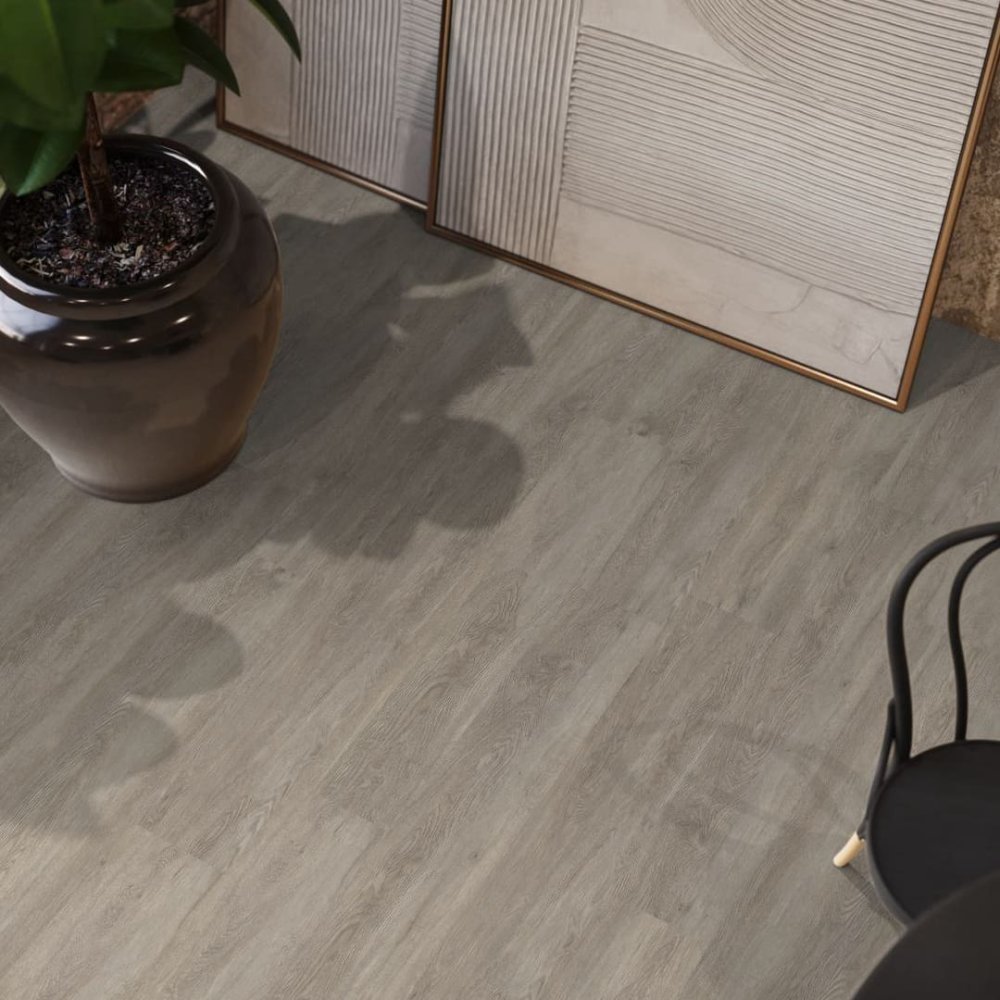 Floorlife Bankstown Rechte plank Klik PVC Grijs - Floorlife