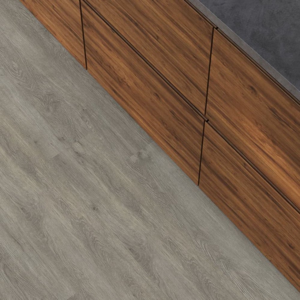 Floorlife Bankstown Rechte plank Plak PVC Grijs - Floorlife