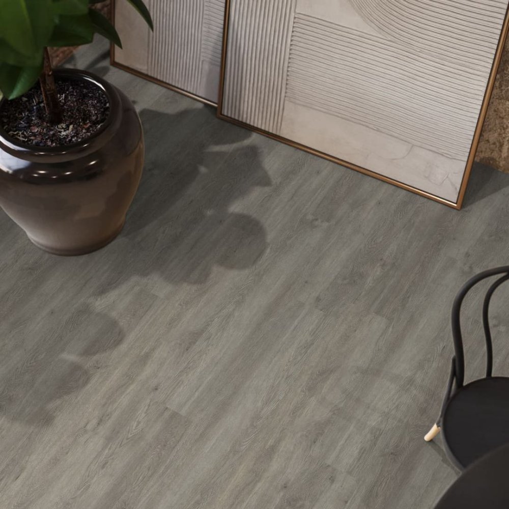 Floorlife Bankstown Rechte plank Plak PVC Grijs - Floorlife