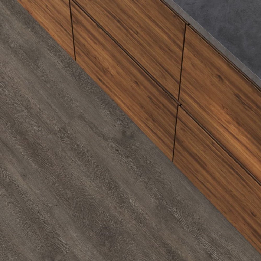 Floorlife Bankstown Rechte plank Plak PVC Grijs - Floorlife
