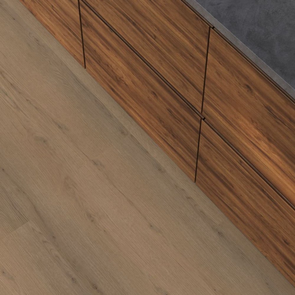 Floorlife Barnet Rechte plank Klik PVC Donker hout - Floorlife