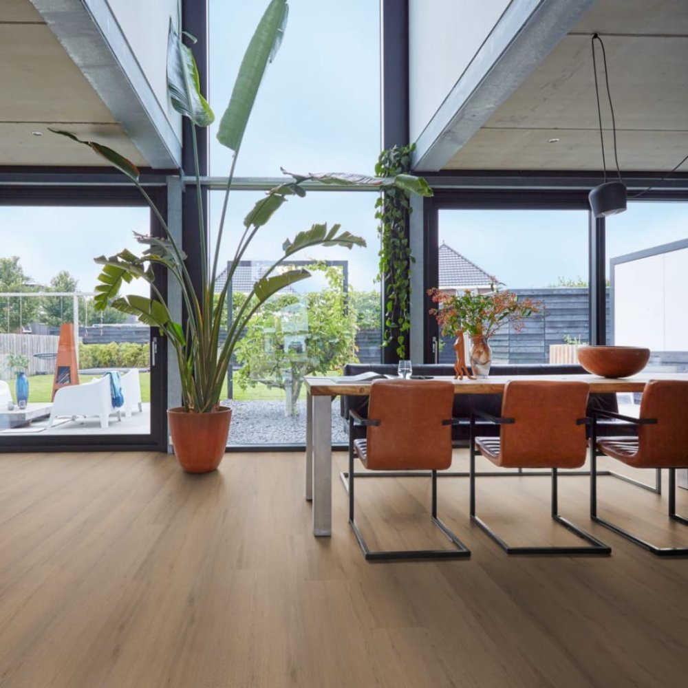Floorlife Barnet Rechte plank Klik PVC Donker hout - Floorlife