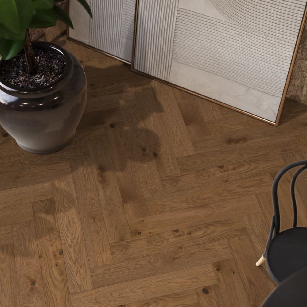 Floorlife Encino Rechte plank Parket Bruin