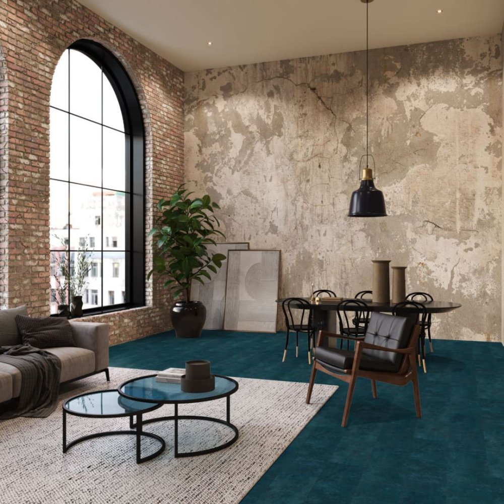 Floorlife Finsbury Rechte plank Plak PVC Blauw - Floorlife