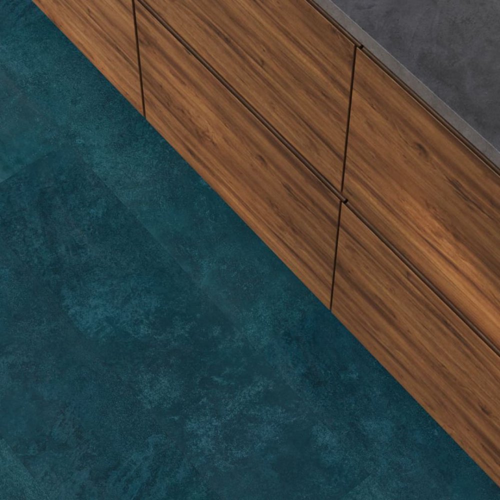 Floorlife Finsbury Rechte plank Plak PVC Blauw - Floorlife