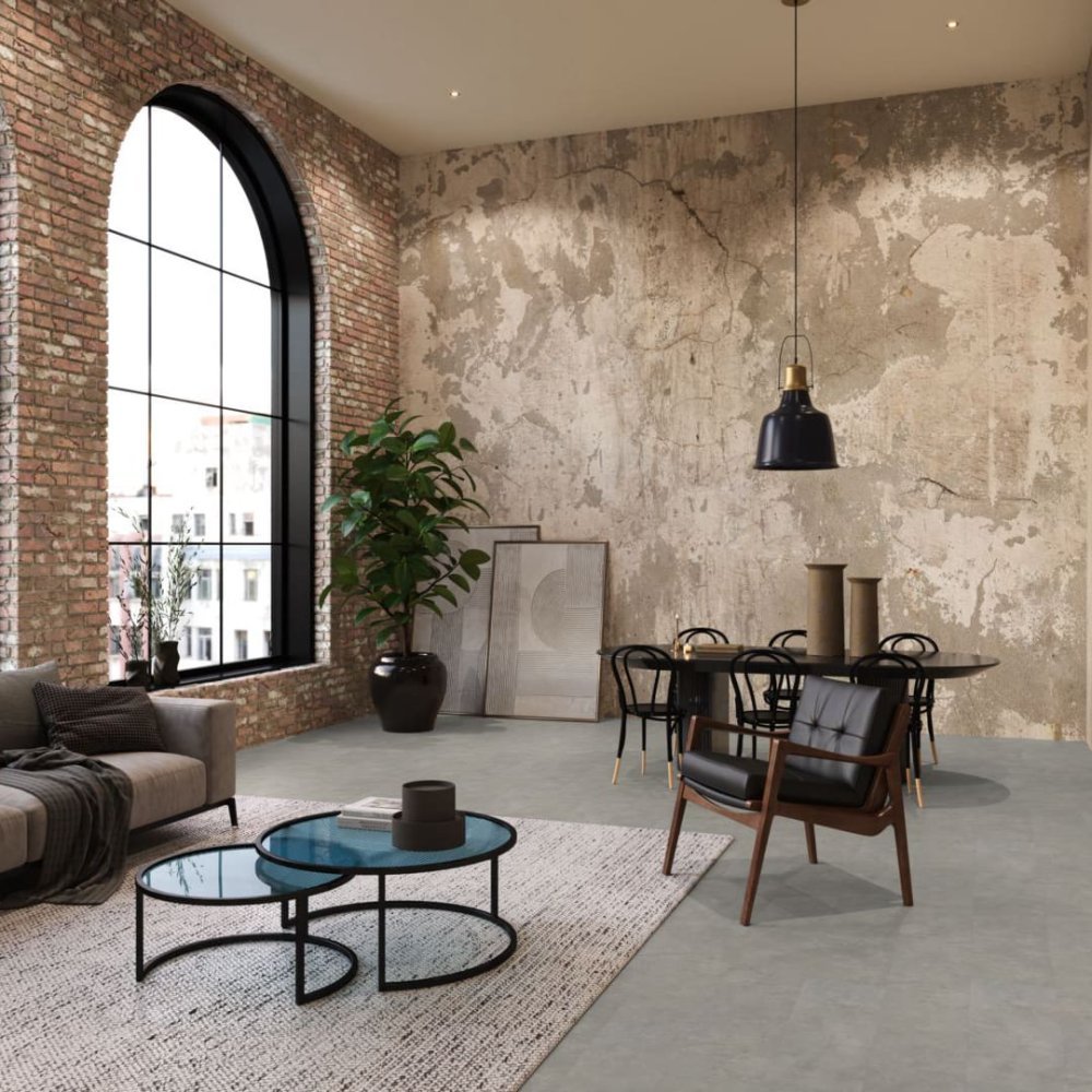 Floorlife Finsbury Rechte plank Plak PVC Grijs - Floorlife