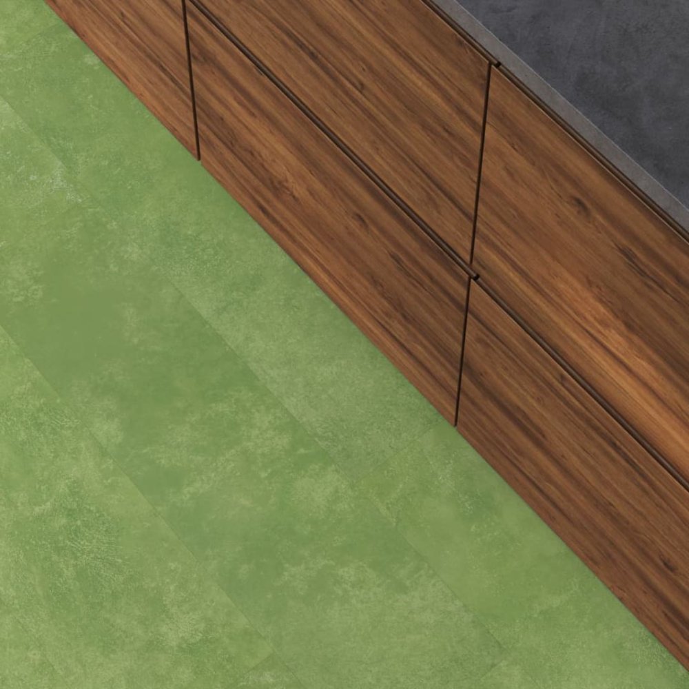 Floorlife Finsbury Rechte plank Plak PVC Groen - Floorlife